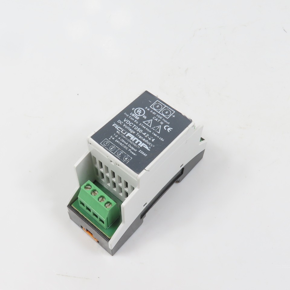 AcuAmp VDCT050-42-24 AcuAMP DC Voltage Transducer 24V AC/DC