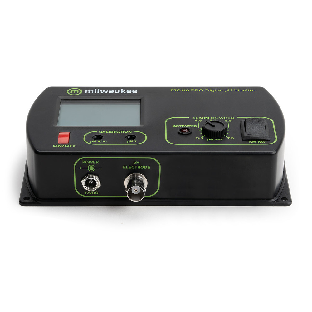 Milwaukee MC110 PRO pH Monitor Mid Range for USA 110V for Hydroponics,