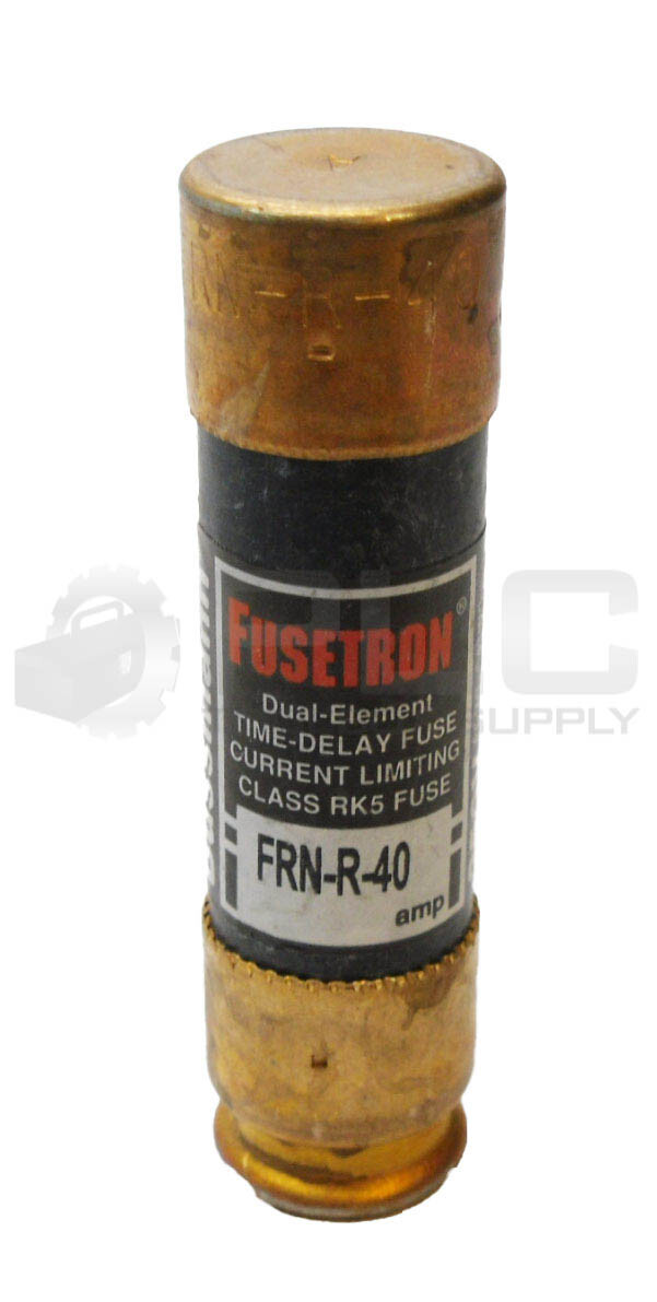 LOT OF 4 NEW BUSSMANN FRN-R-40 TIME DELAY FUSE 40A 250VAC