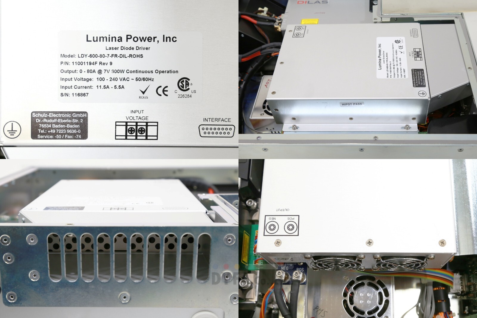 COHERENT used DILAS COMPACT 100/200 Diode Laser ELEC-I-3090=P1