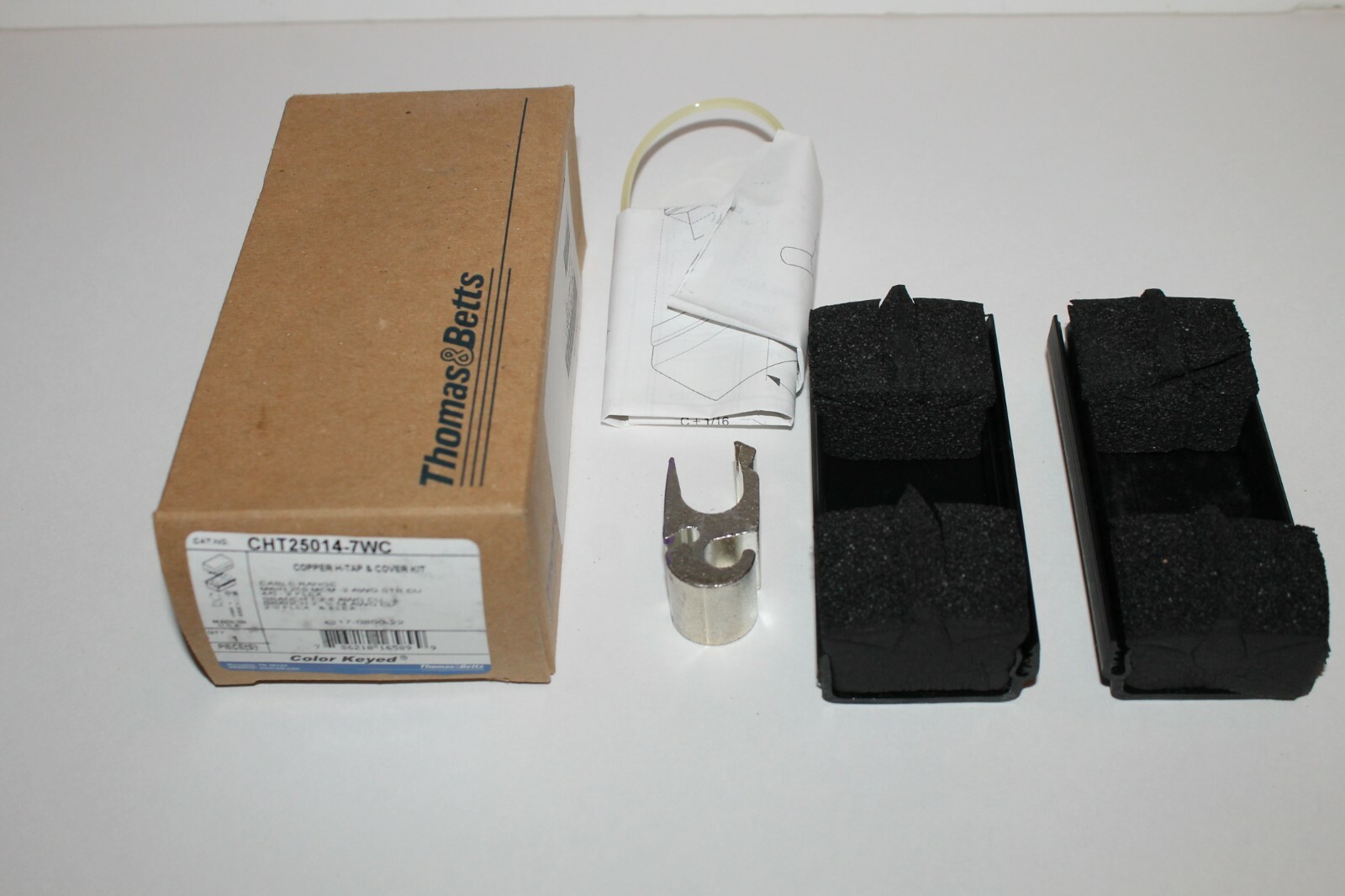 THOMAS & BETTS CHT25014-7WC COPPER H-TAP & COVER KIT NEW!