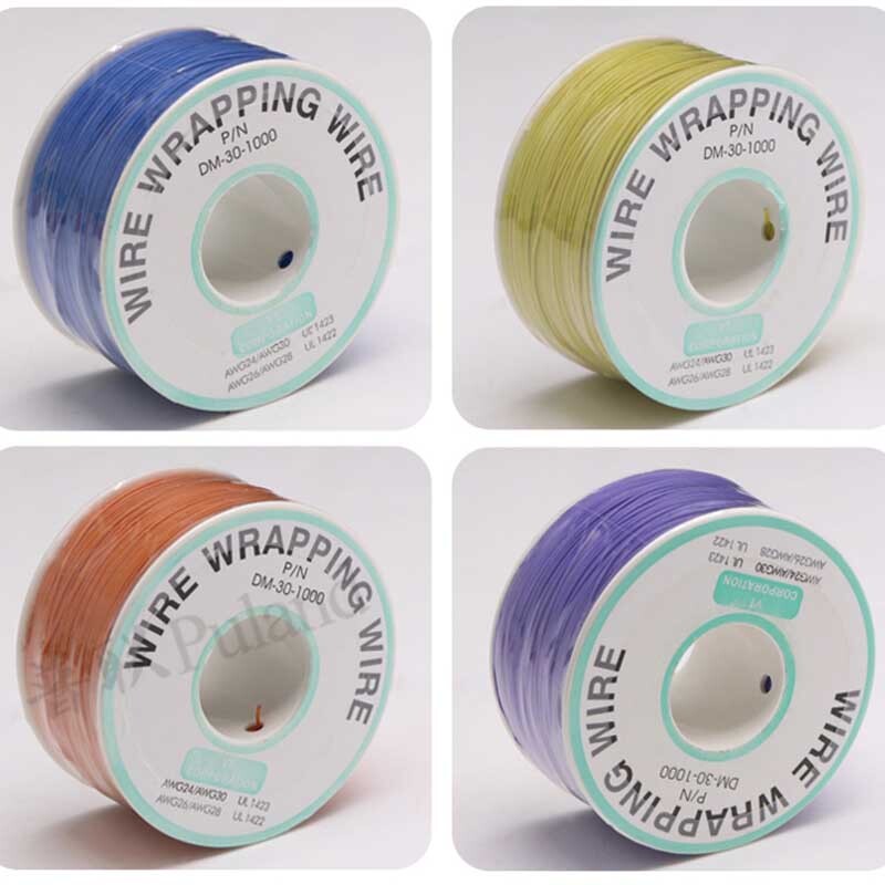 Silver-Plated Kynar 30 AWG Insulated Single-Core Copper Wire for PCB/OK Line