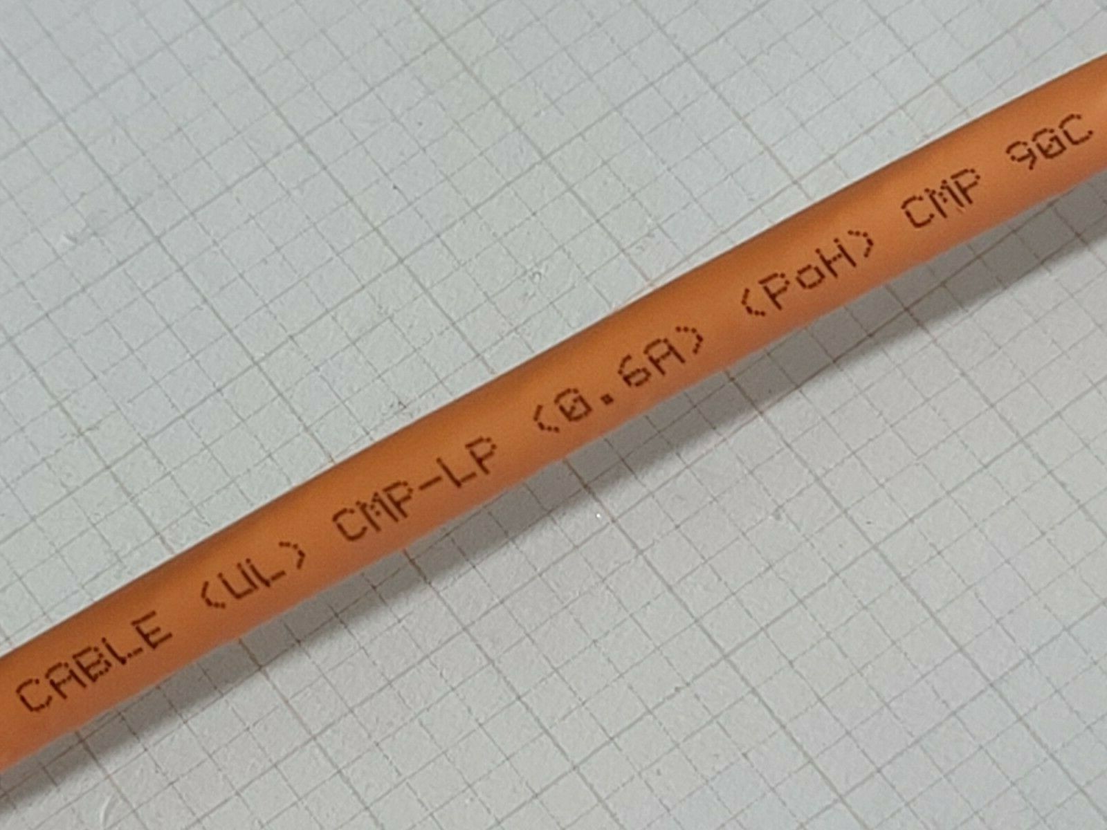 General Cable 7141826 23/4P GenSPEED 10 UTP Cat6A 10GX 10G Plenum Orange /50ft