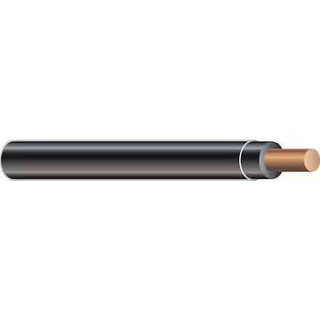 Southwire 11595601 Thhn Building Wire, Copper, 10 Awg, 1C, Black, Solid, 500 Ft