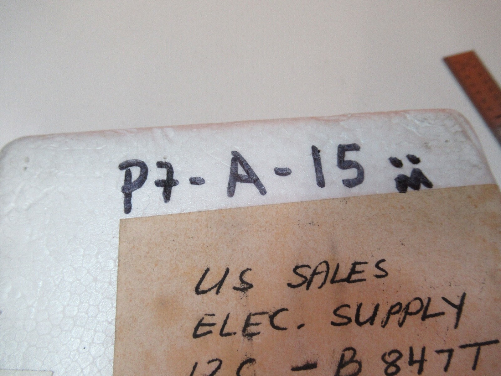COLLECTABLE THIN SILICON WAFER WITH COMPONENTS AS PICTURED &P7-A-15