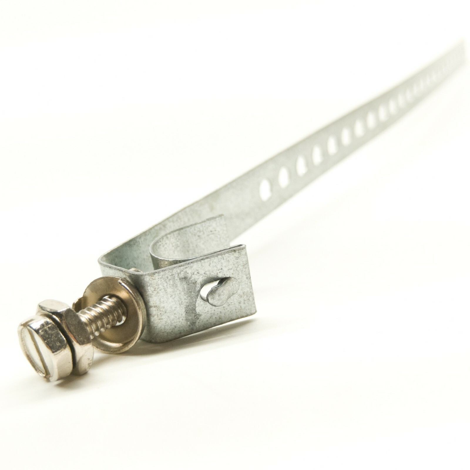 Galvanized Steel (6″, 10″ or 12″) Ground Strap to Pipe 10-14AWG Grounding Wire