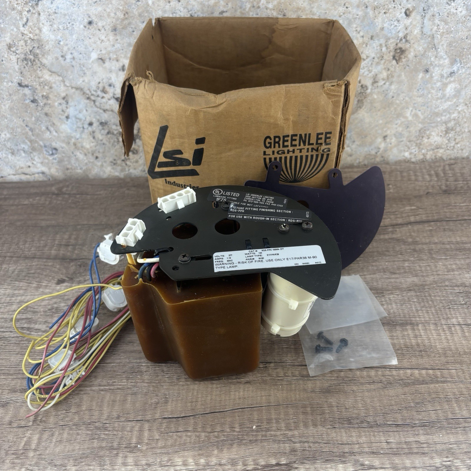 LSI Industries Lamp E17 Par38 277V 1.15A 60Hz 130W RDS PPK 100 MH 277
