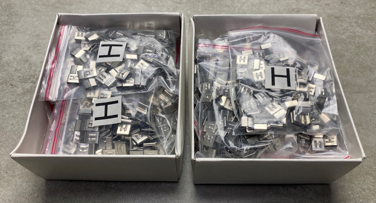 HAYATA ID-H, Stainless Steel Cable Marker 316SS, Symbol “H” , 100 Pc’s Pkt