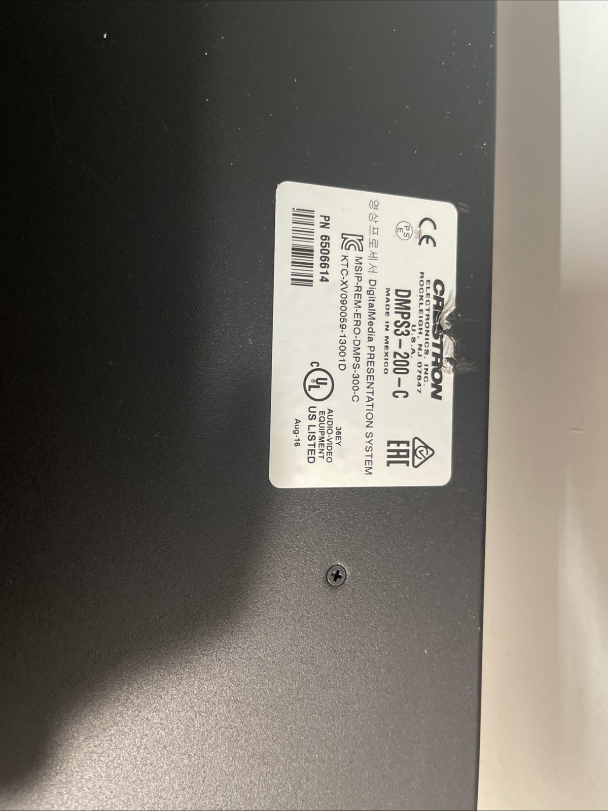 Crestron Professional Media System DMPS3-200C