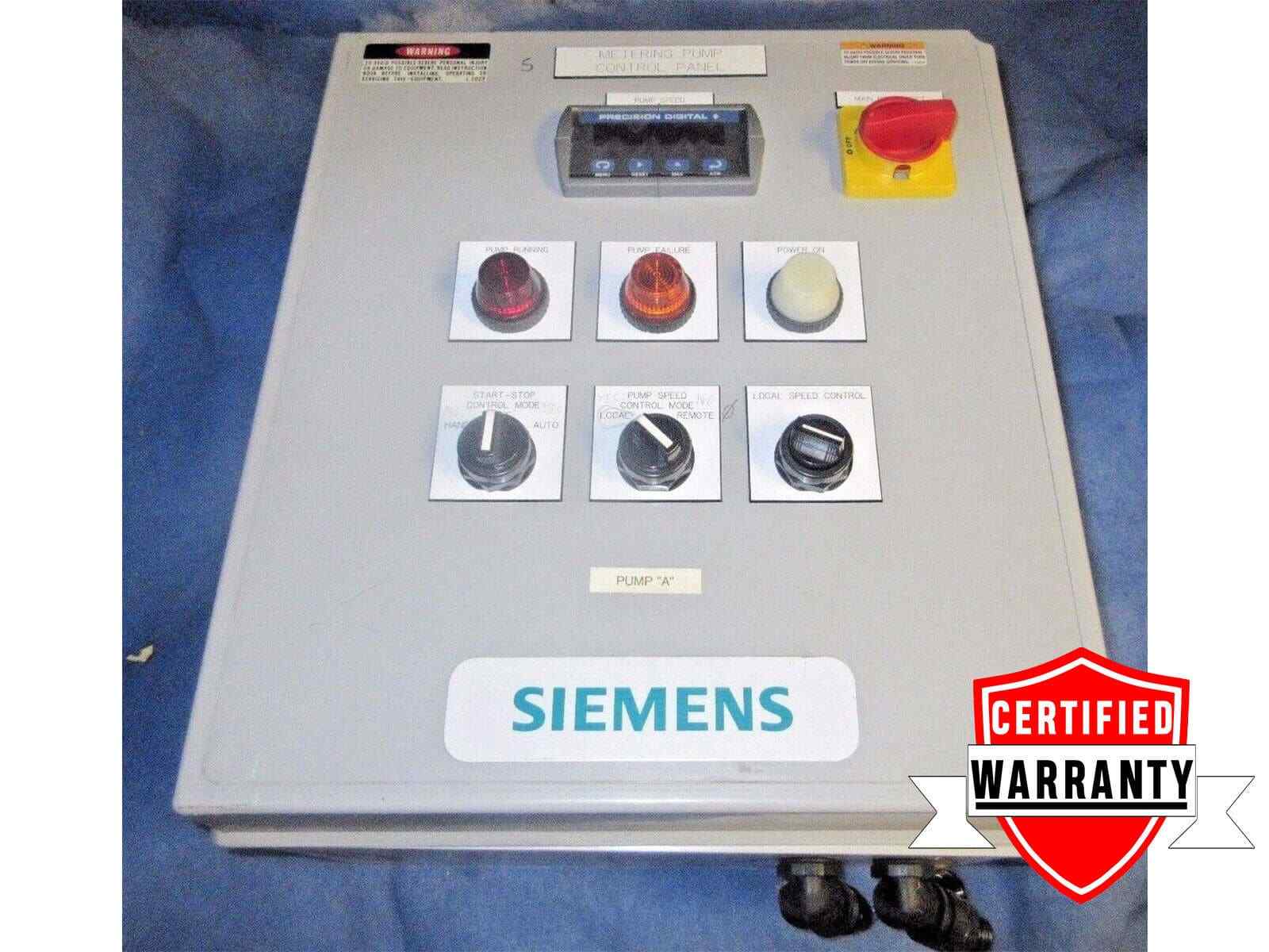 Siemens W3T6112-J METERING PUMP CONTROL PANEL 1 Year Warranty