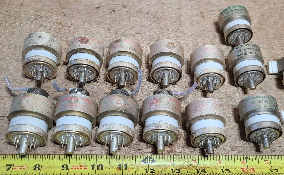 Lot of 15 Electron Tube | Tube Valve Eimac 8560AS,4CS250R/Motorola 65-83382D02,
