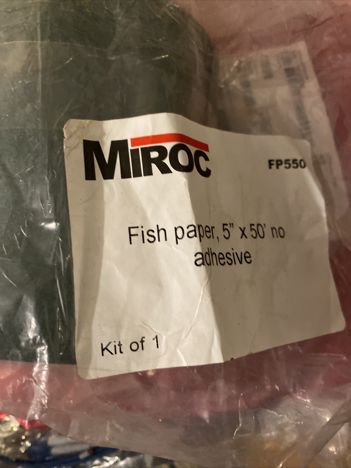 Miroc FP550 5″ x 50′ No Adhesive Insulating Roll New