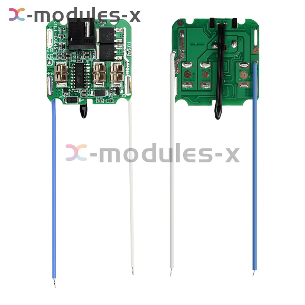 4S 16.8V 30A 18650 Li-ion Battery Protection Board BMS Dual MOS for Power Tools