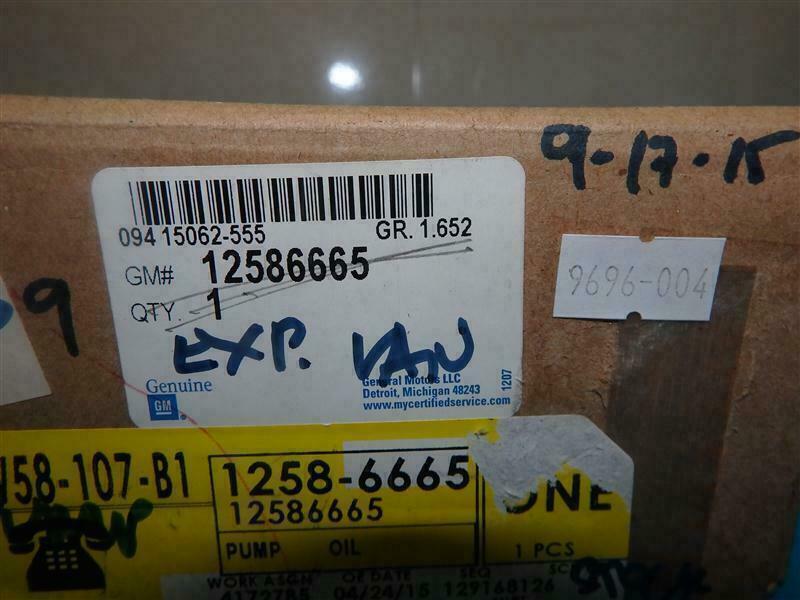 General Motors 12586665 Engine Oil Pump 30 Days Warranty Expedited Shipping