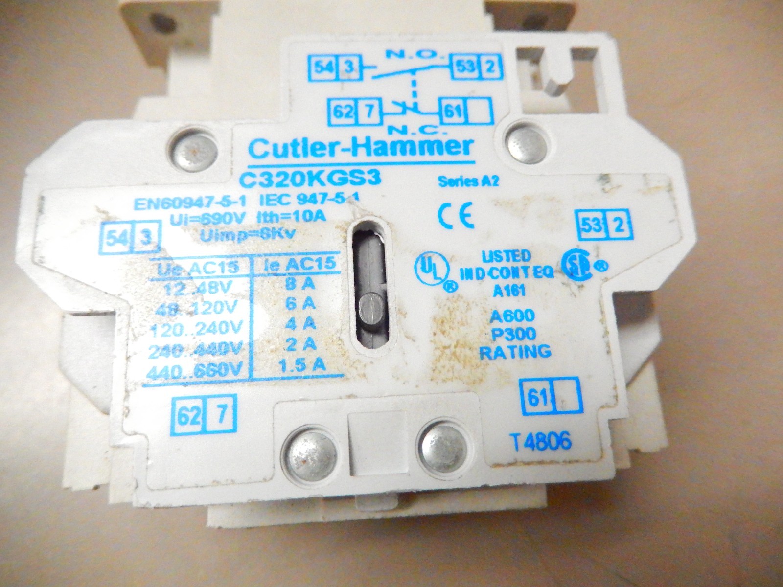 Cutler Hammer AN56BNO Starter Series C1 Size 0 18A