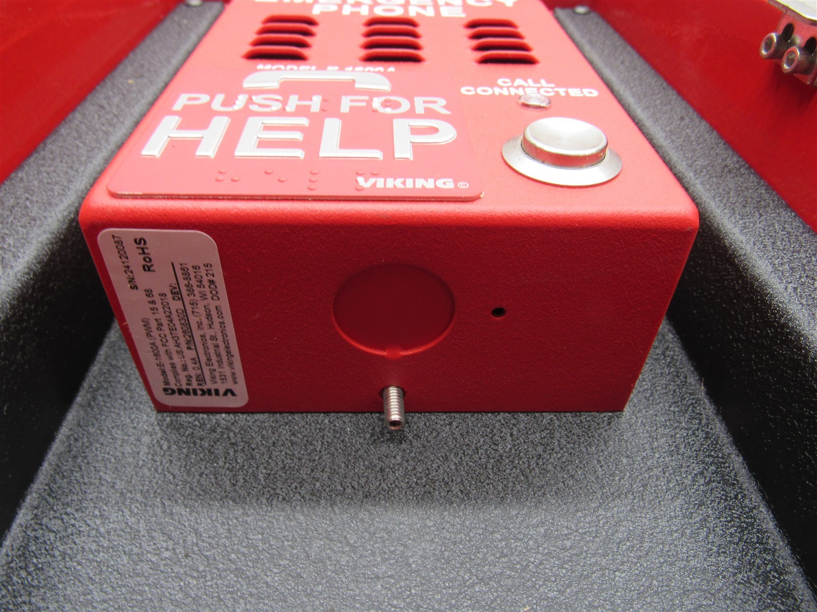 Viking Heavy-Duty Red Outdoor Enclosure with Adapter Panel VE-9X12R