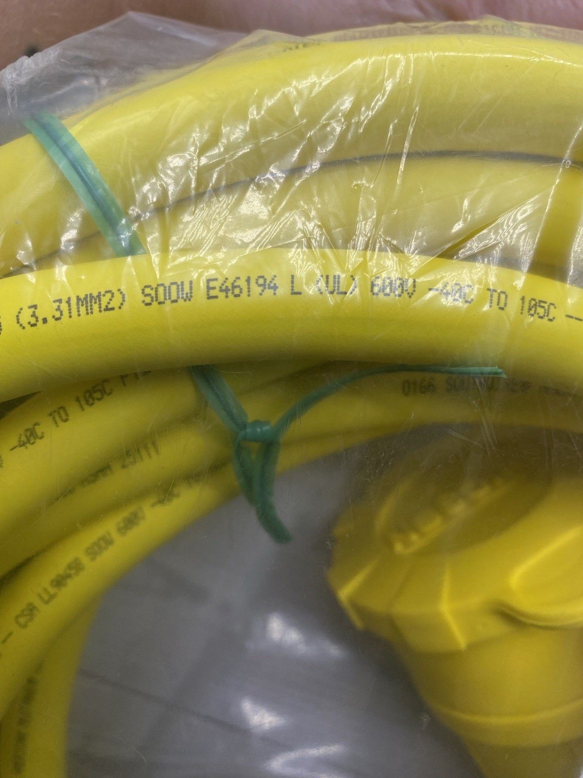 Ericson 2310PW6P123B Cord set IP69K WATERTIGHT 12/3 SOW 50FT L5-20P L5-20C NEW