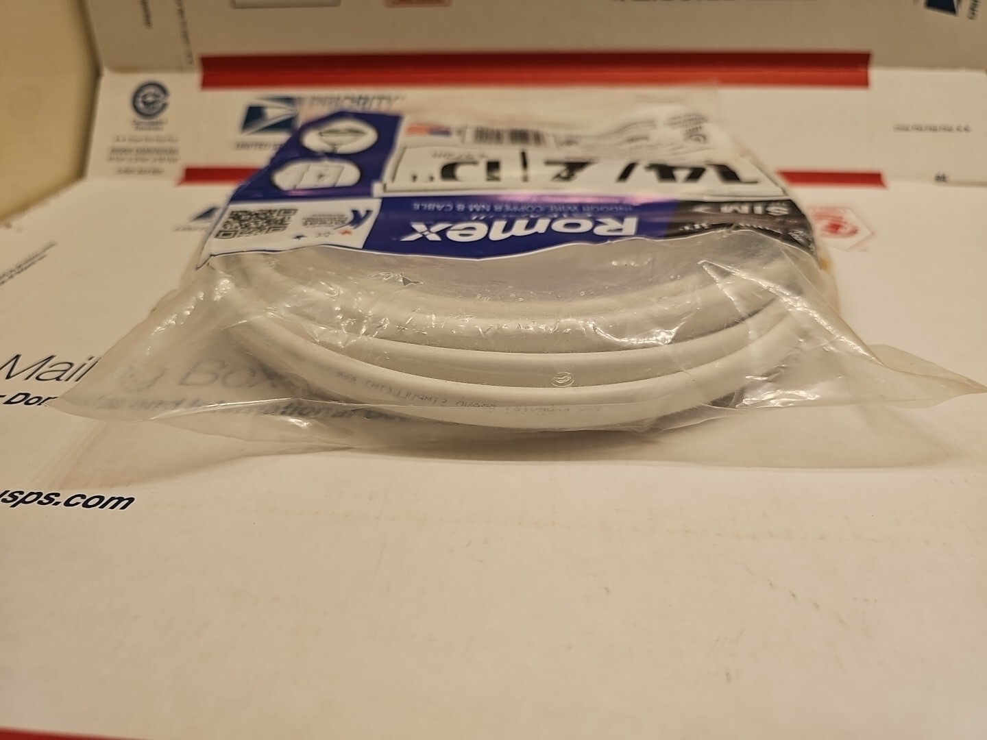 NEW Southwire Romex SimPull 15 ft. 14/2 Indoor Wire/Copper NM-B Cable
