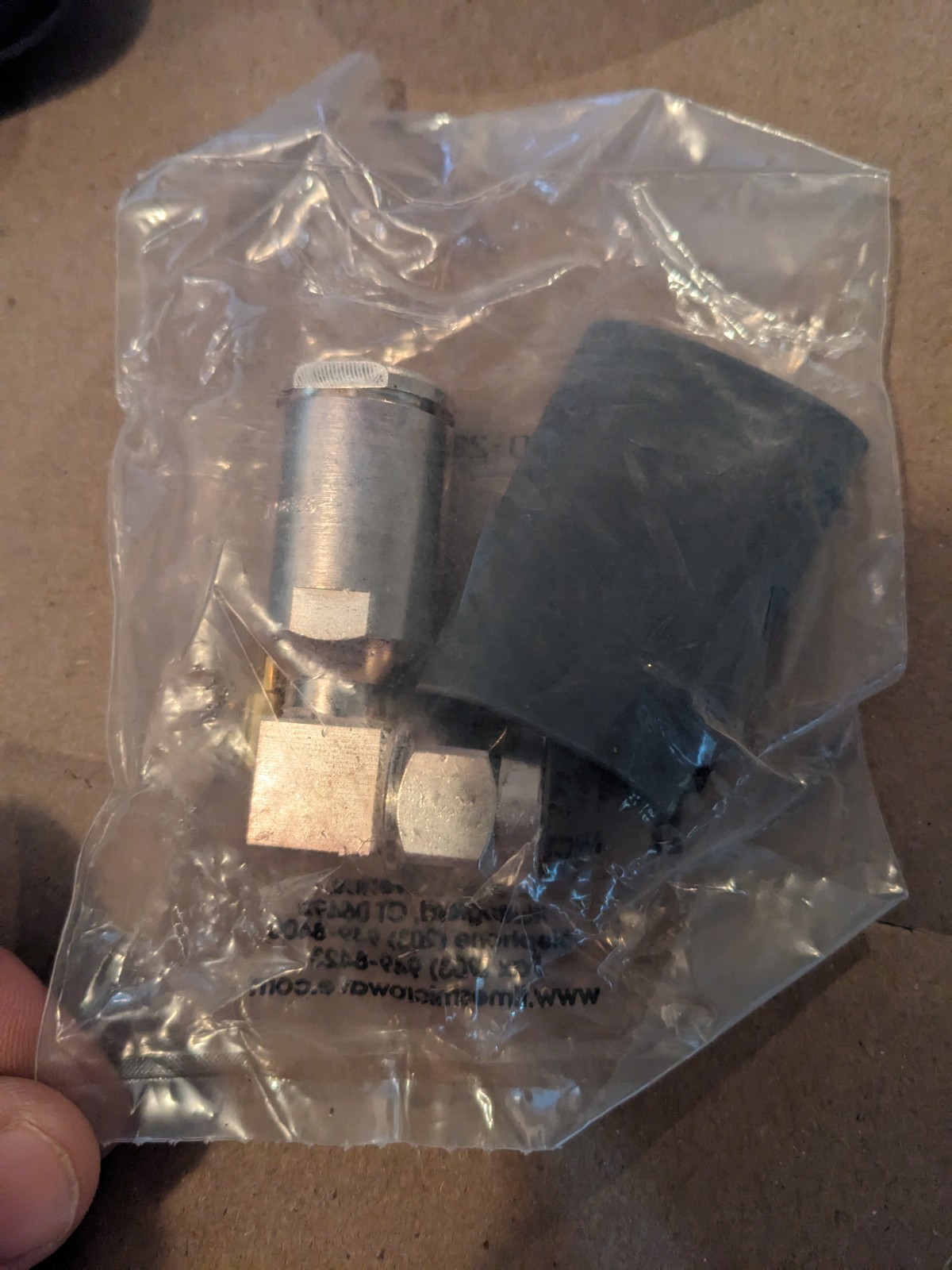 Times Microwave Systems TC-600-NMC-RA 3190-233 N Male Plug Right Angle TC Conn