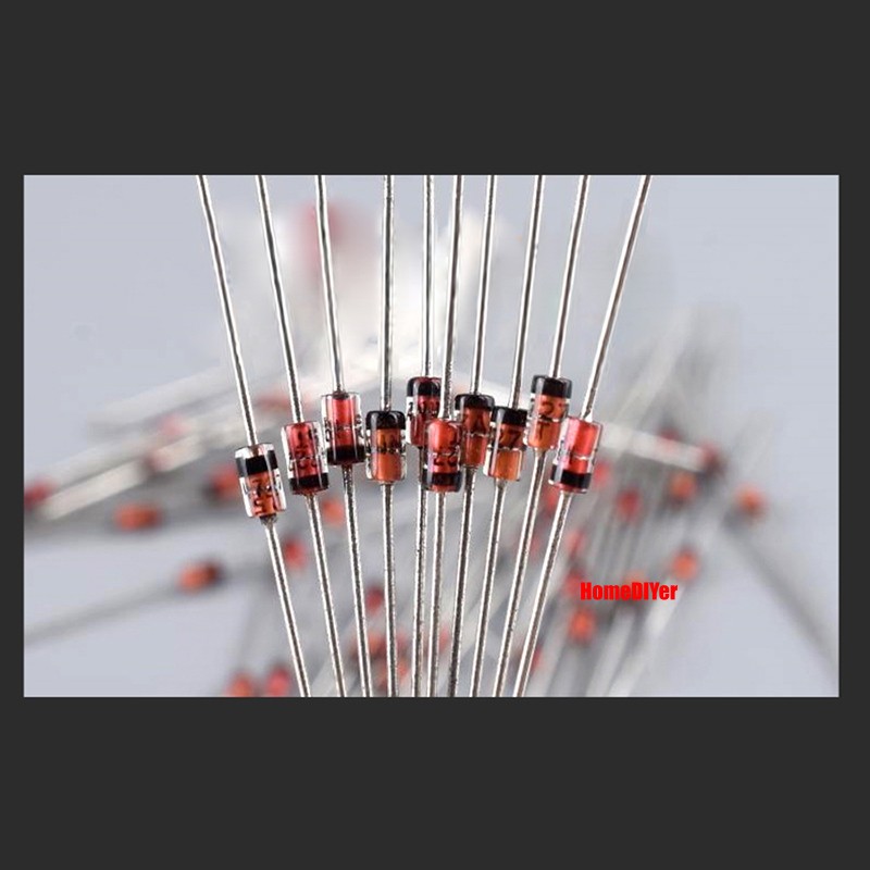 1/2W Zener Diode 0.5W 500mW DIP Zener Diodes 2.4V 2.7V 3V to 33V Various Values