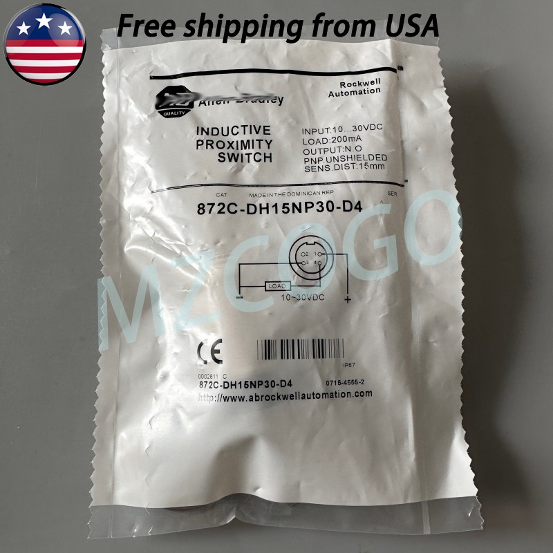New Proximity Sensor Fits For Allen Bradley 872C-DH15NP30-D4 872CDH15NP30D4