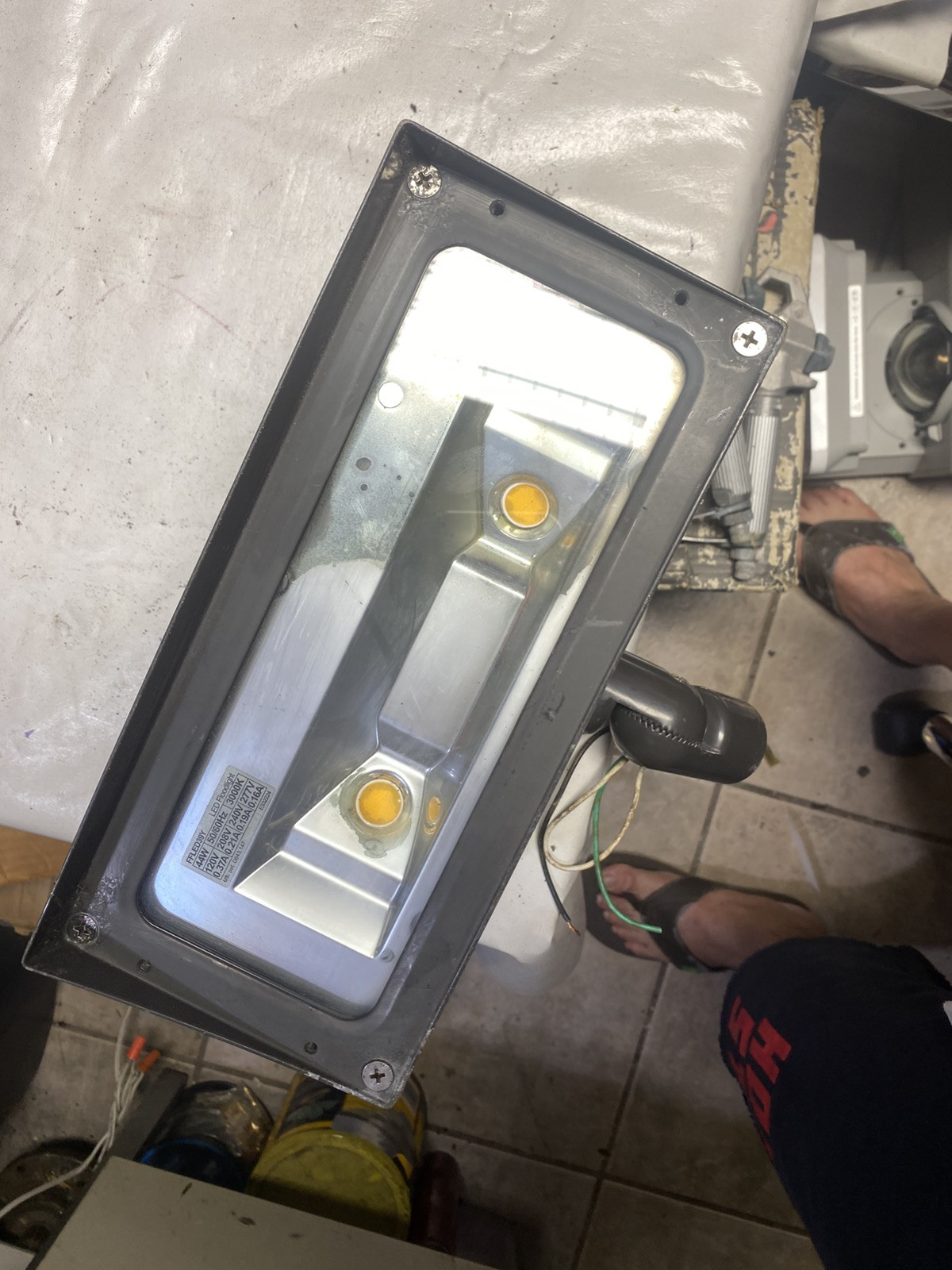 RAB LIGHTING FFLED39Y LED Floodlight 44W 120V (4 PARTS) #4
