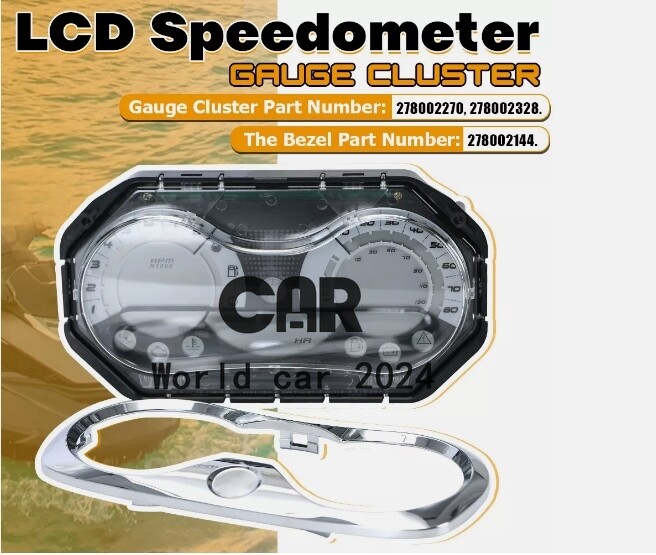 LCD BRP Speedometer Gauge Cluster 278002270 For SeaDoo RXP X 255 RXT 215 WAKE