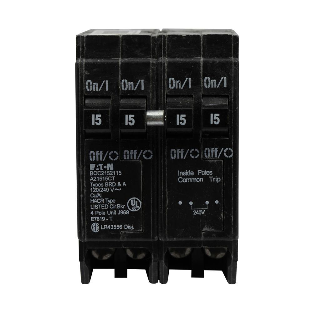 Eaton BQC2302120 Thermal Mag Circuit Breaker, 20A, 30A, 10kAIC, 120/240V
