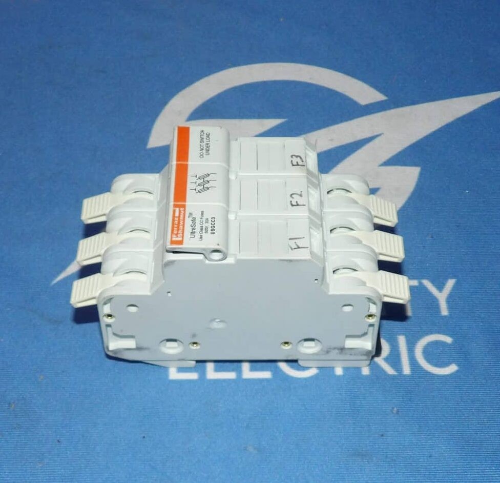 Ferraz USGCC3 30A; 3P; 600VAC Fuse Holder + 1 Year Warranty