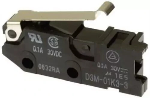 2pc – Omron Electronic Components D3M-01K3-3 Microswitch