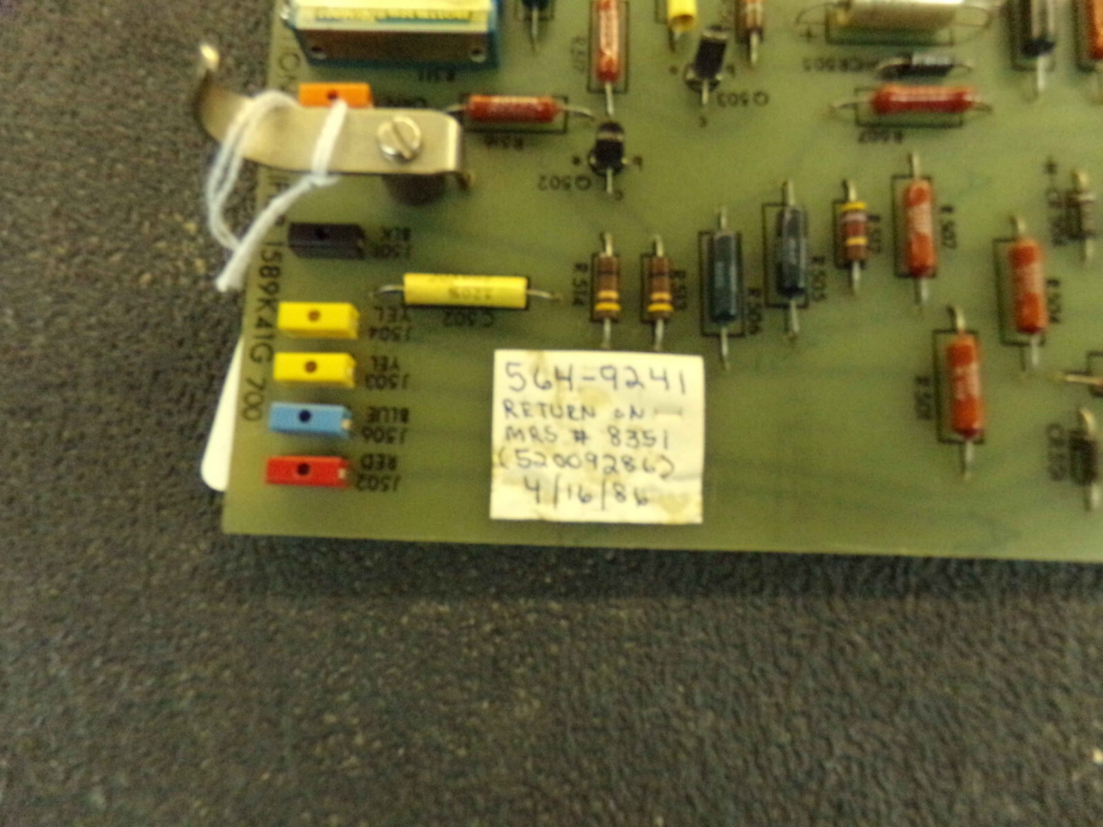 1589K41G700 Position Amplifier Card