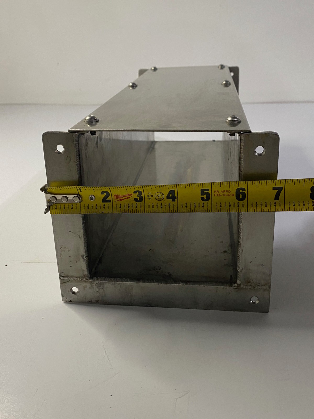 UNBRANDED Stainless Steel Square Wire Way 13-7/8x5x5 & 17-3/8x5x5 (USED)