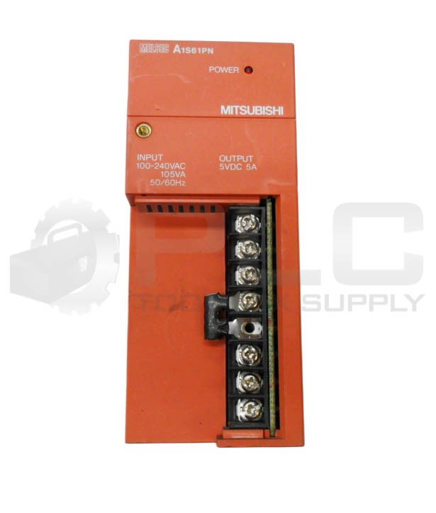 MITSUBISHI A1S61PN POWER SUPPLY UNIT 5VDC 5A *READ*