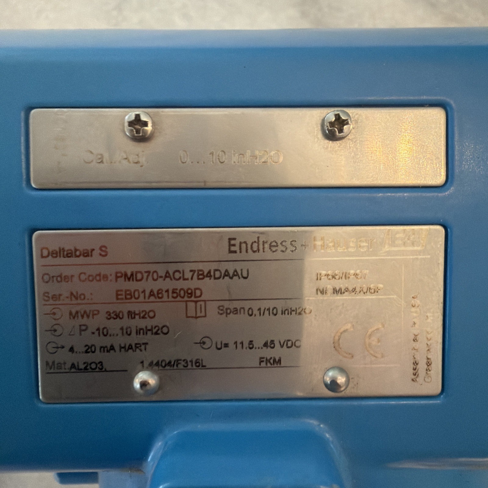 NO BOX PMD70-ACL7B4DAAU Endress+Hauser