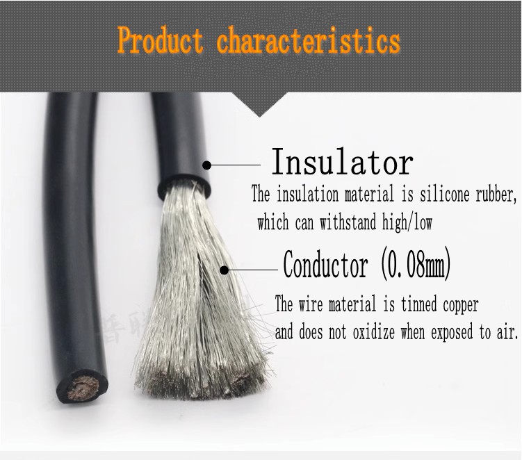 12-30AWG Silicone Stranded Flexible Cable Wire Gauge 0.08mm Tinned Copper Wires