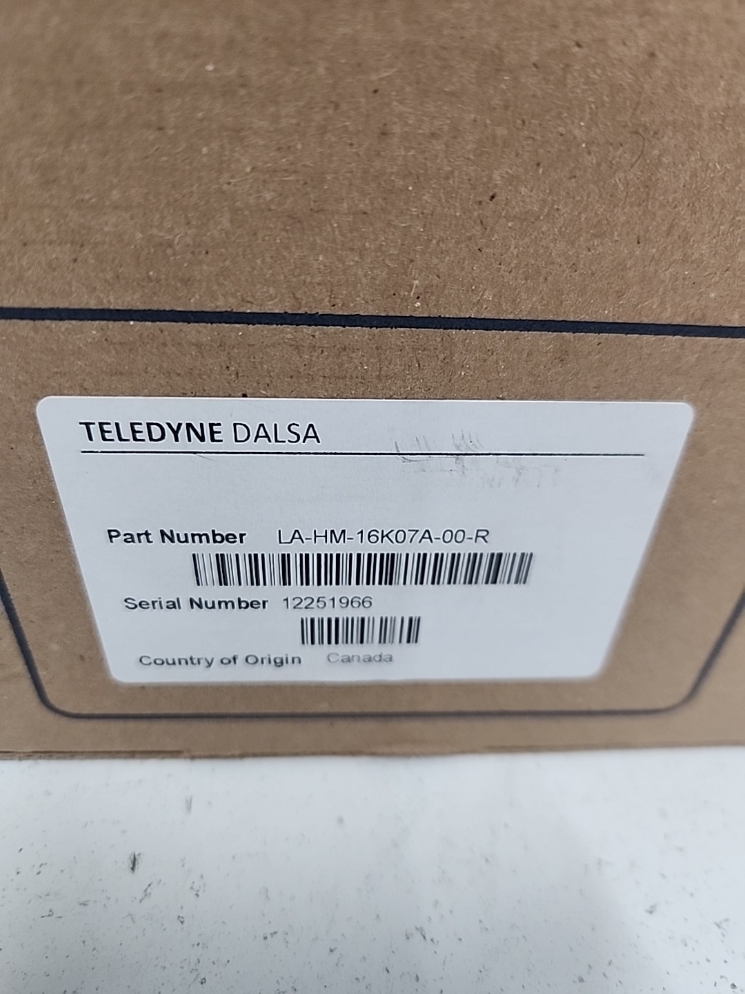 TELEDYNE DALSA LA-HM-16K07A-00-R LA-HM-16K07A-00-R **SEALED**
