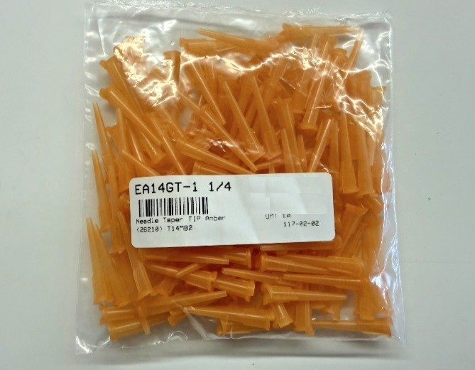 (50 PIECE LOT) EA14GT-1 1/4, ELLSWORTH GT Series Tapered Flow Tip Orange 14 ga