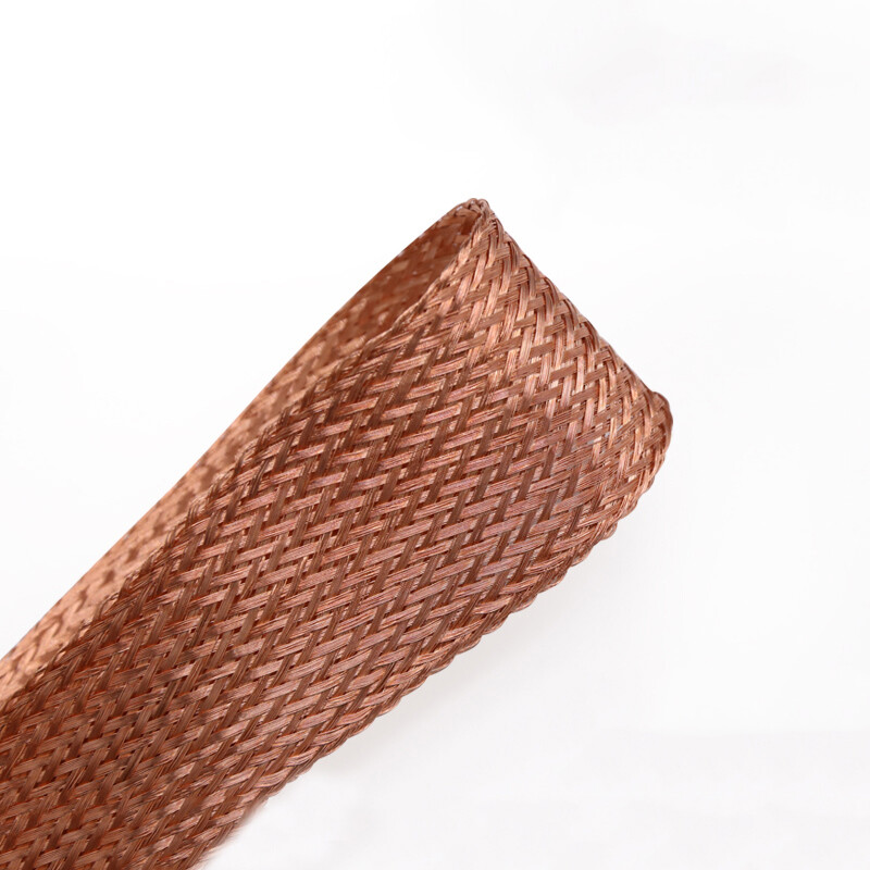 Pure Copper Expandable Metal Braided Shield Sleeving Tube Power Audio Cable Wire