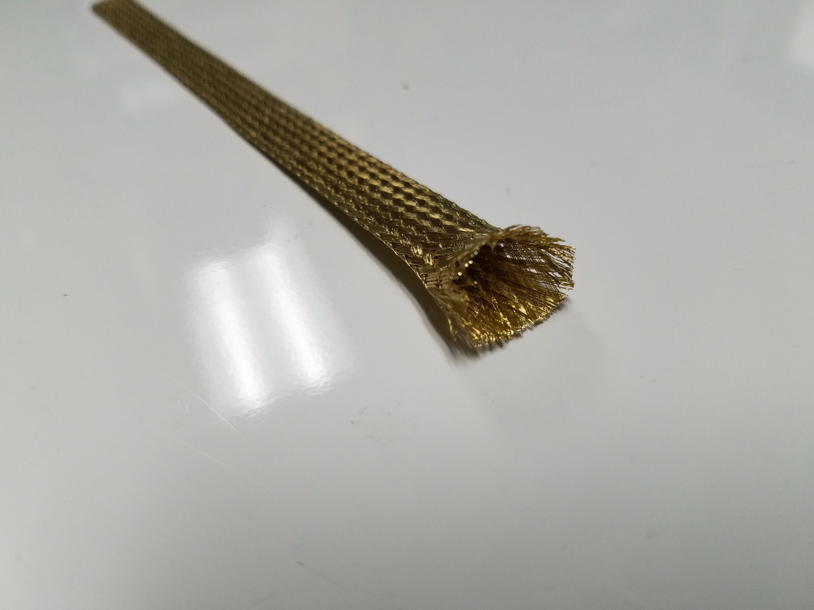 10 FEET 1/2 BRAIDED GROUND STRAP GROUNDING BRASS Flat Braid MADE IN USA