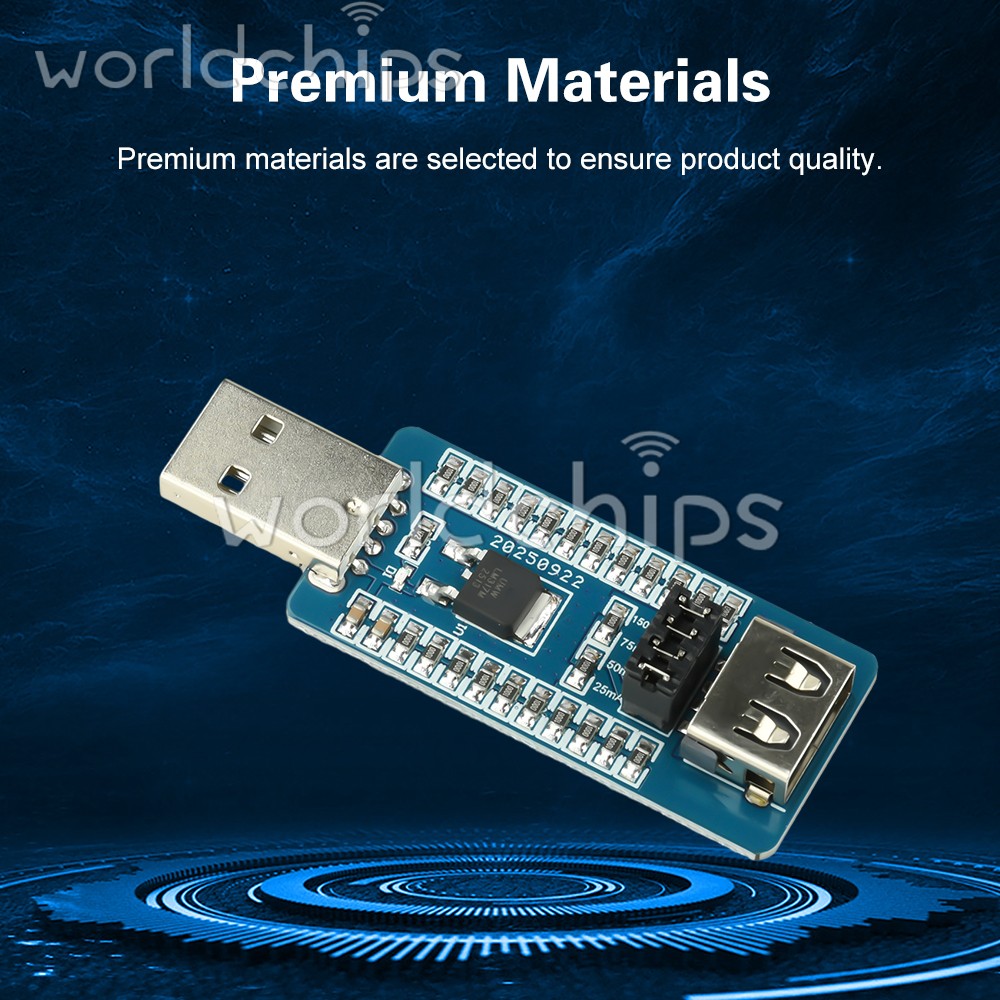 5pc USB A Power Bank Virtual Load Anti-Shutdown Module Switchable Output Current