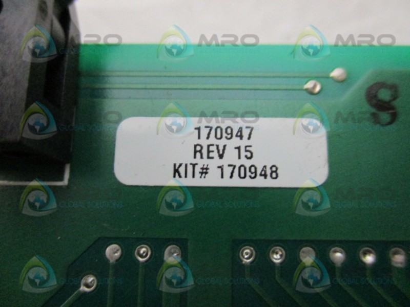 INDUSTRIAL SPARE PART 170948 CONTROL SYSTEM BOARD UNMP