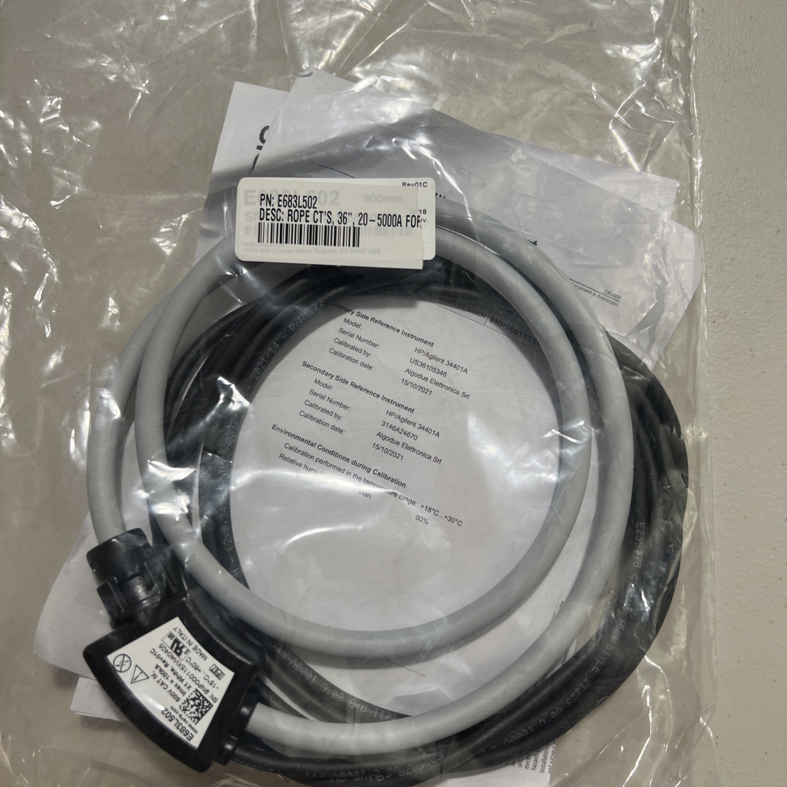 Verís industries E683L502 Rope CT 36” 20-5000A