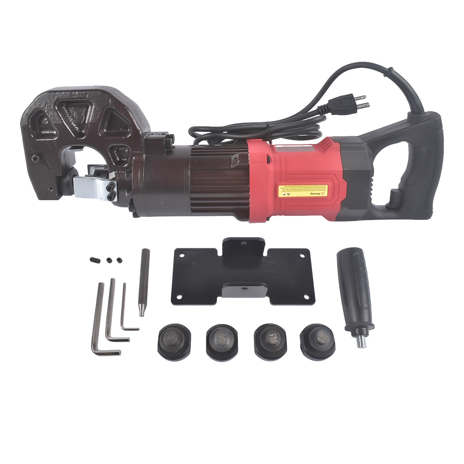 Heavy-Duty Electric Hydraulic Punching Machine & 4-Plunger Cylinder, 5 Punching