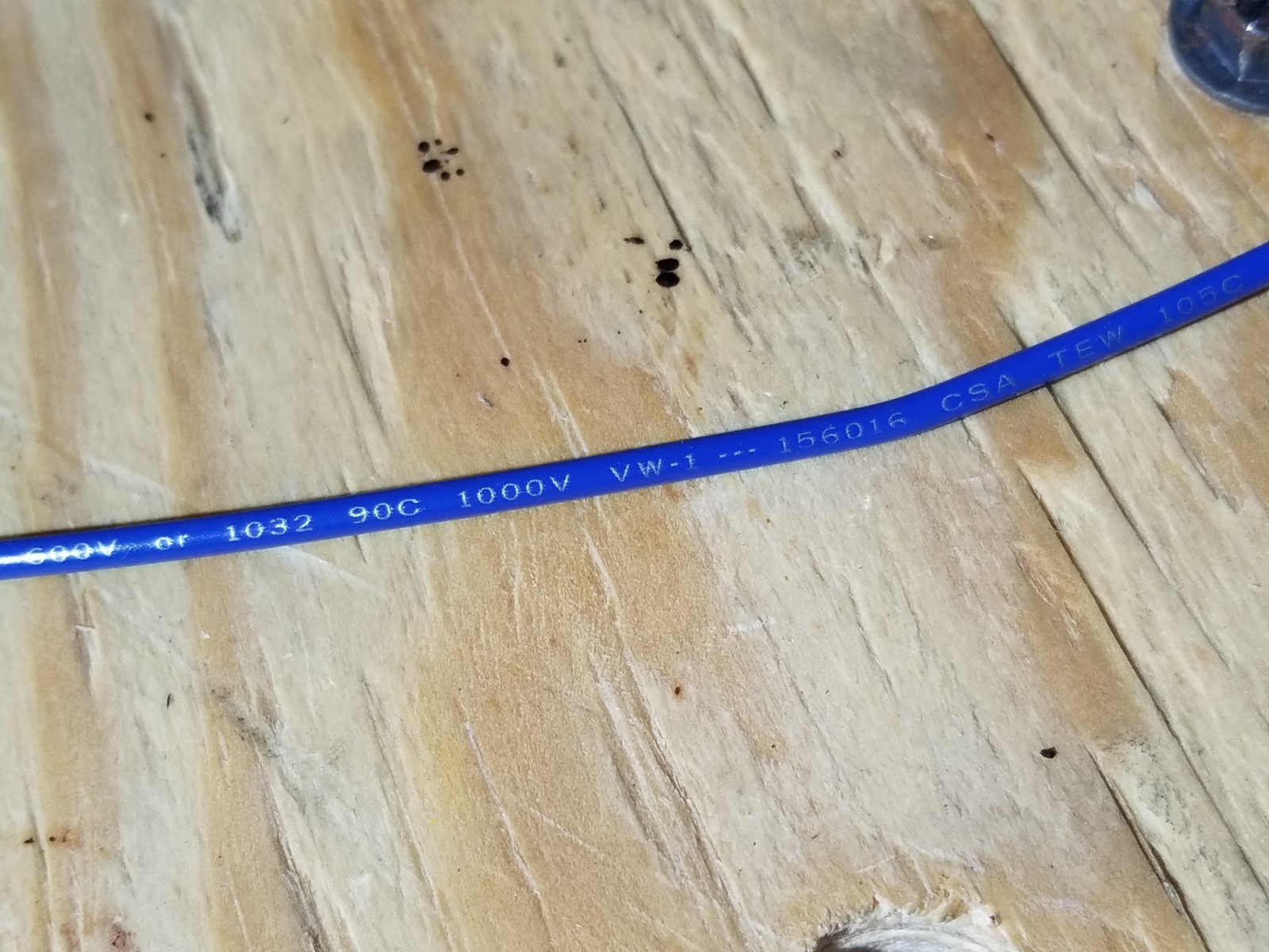 Southwire #18awg 16×30 Tinned Topcoat Copper Lead Wire UL1015/1230 Blue /100ft