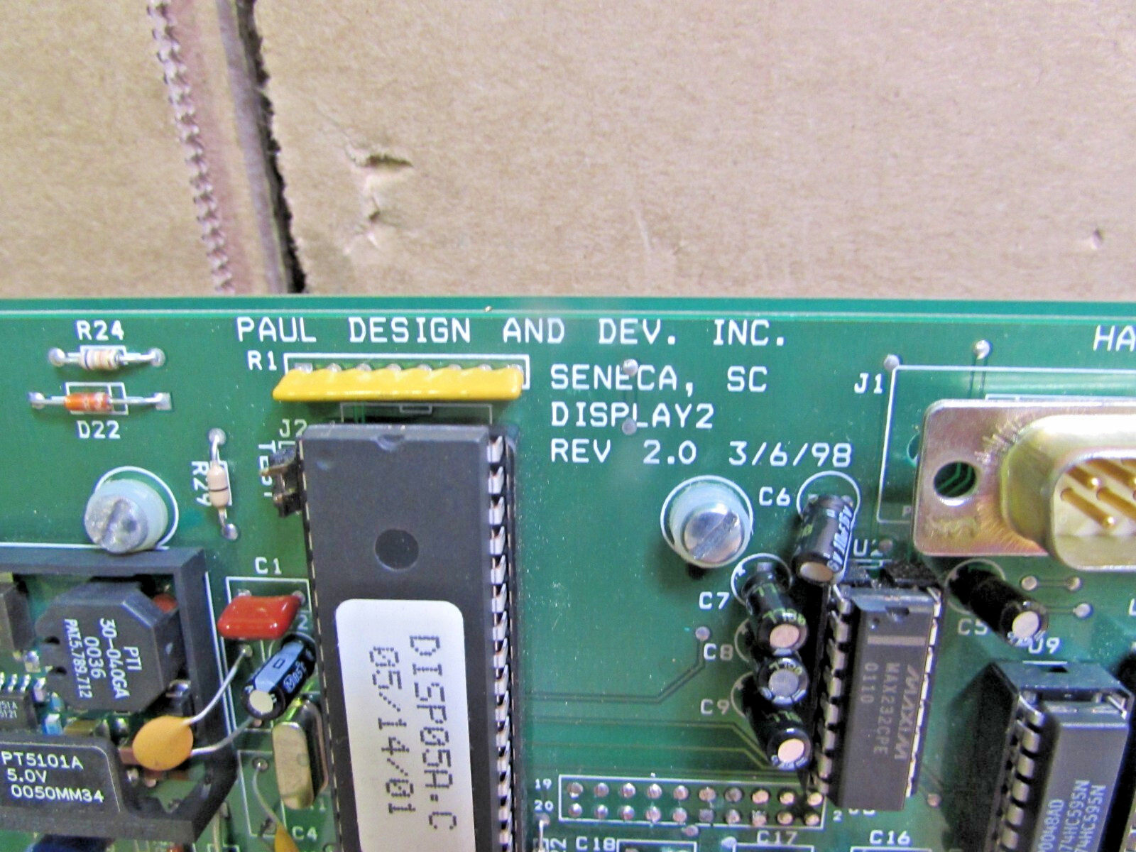 HARTNESS INTERNATIONAL, C-2042, DISPLAY CIRCUIT BOARD, NOS! MAKE OFFER!!