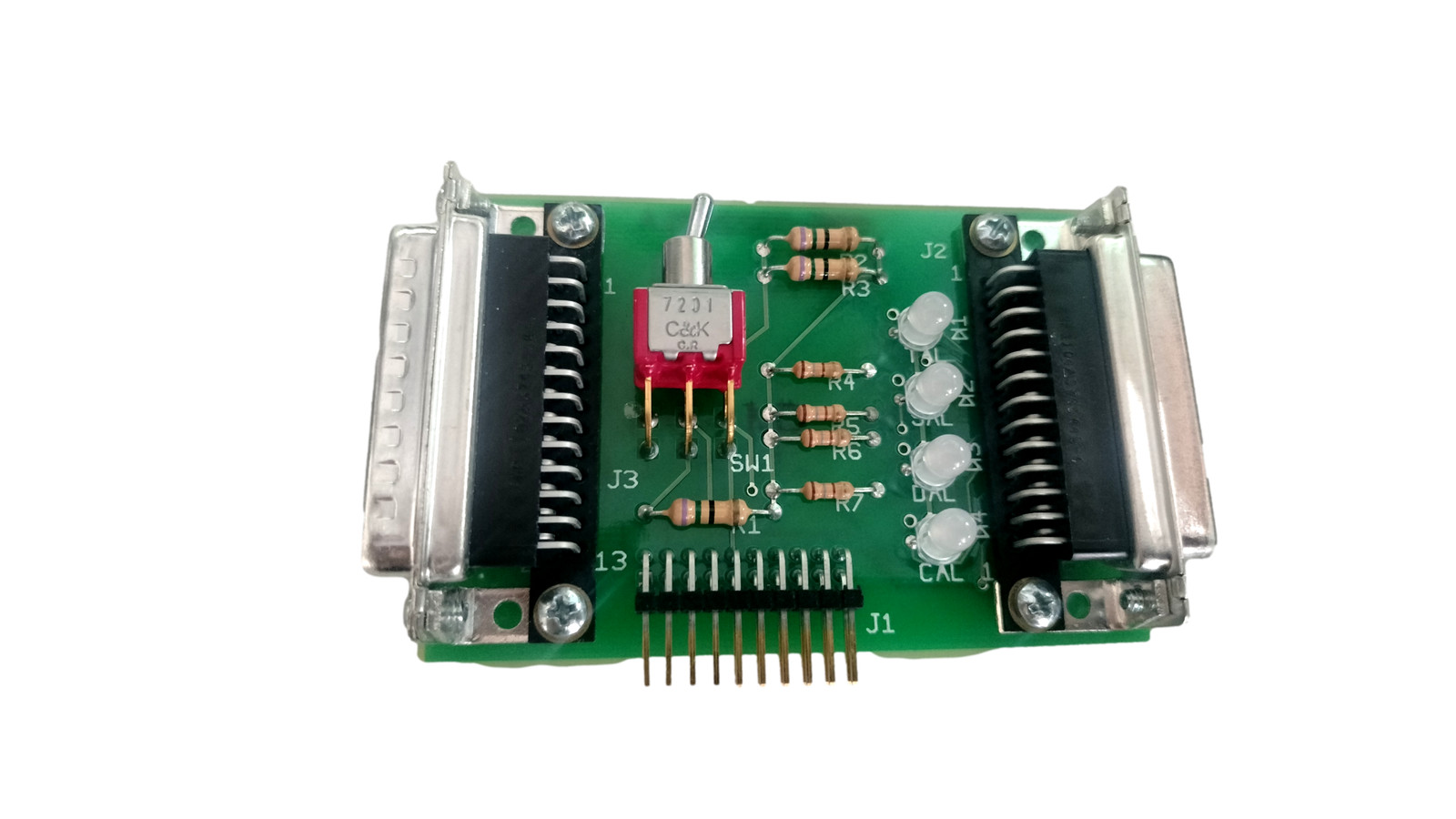 NCR 25 Pin In/Out Ports with Toggle Switch 095-0322931a