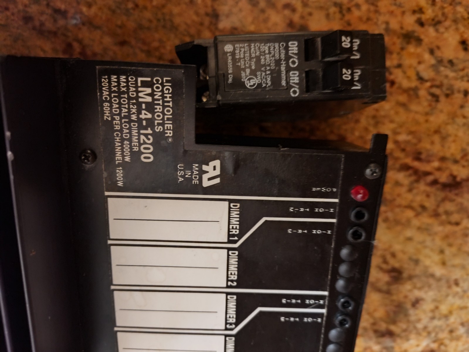 LIGHTOLIER LM-4-1200 / LM41200 (USED)