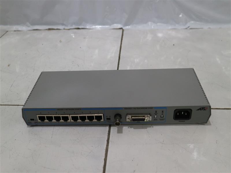 Allied Telesyn CentreCOM AT-MR820TR MR820TR 8-Port Hub Micro Repeater NOB
