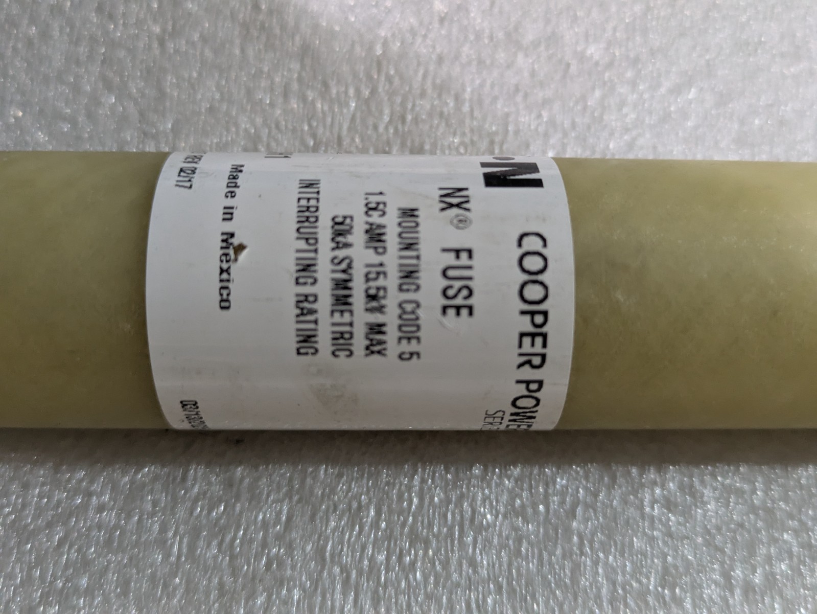 Eaton Cooper NX FA4H1 Current Limiting Fuse 1A 15.5kV 50kA Power Fuse New