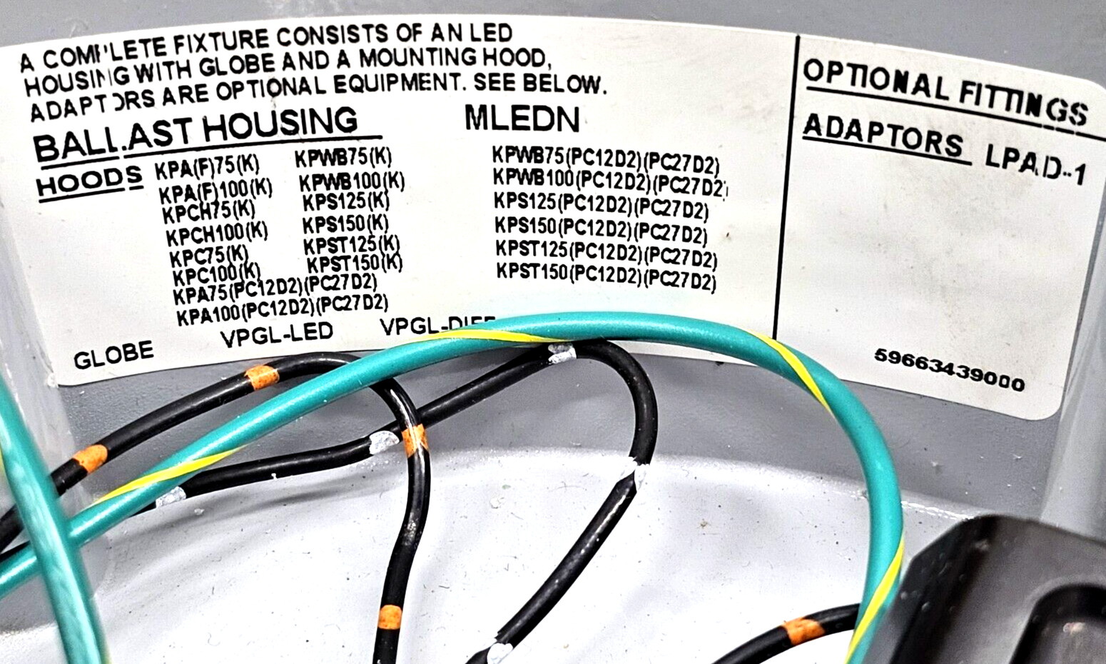 New! Appleton Mercmaster Enclosed And Gasketed Luminaire Lamp MLEDN25P5BH